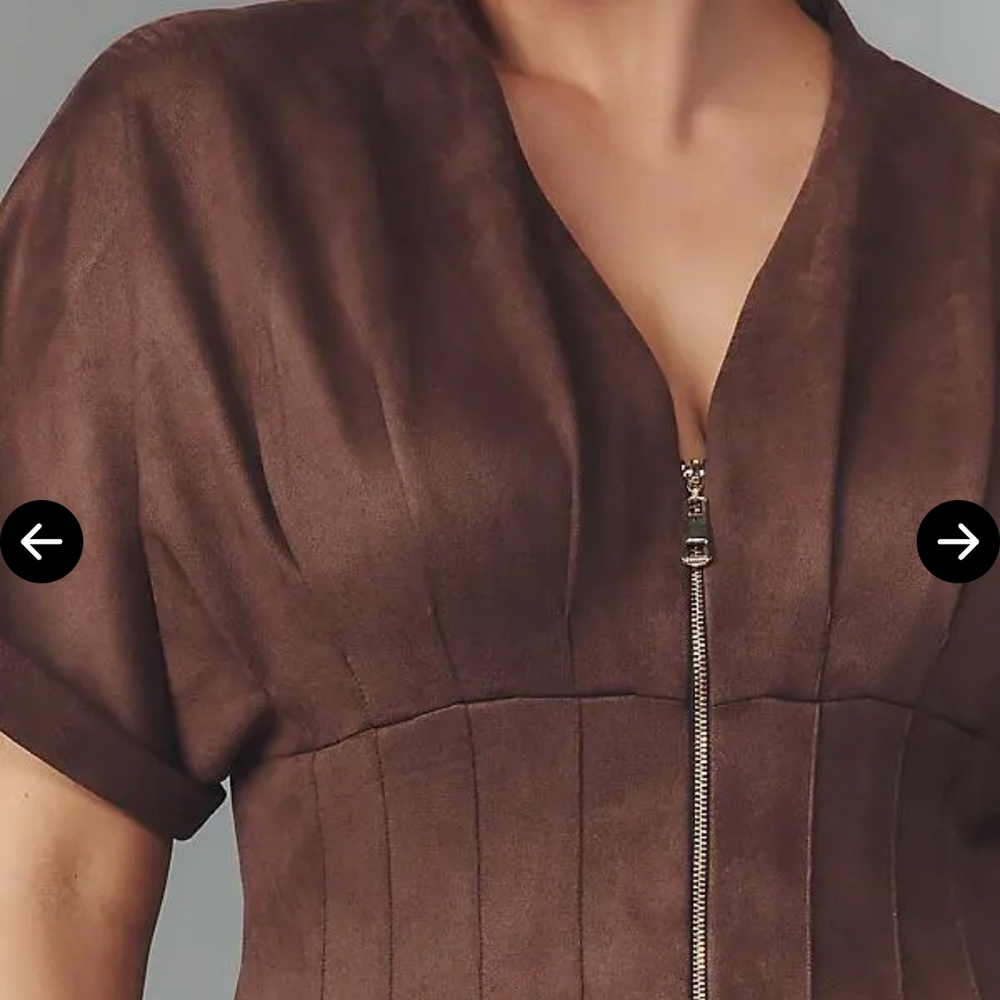 NWT Exquise Tobie Shirt Dress - Picture 6 of 6